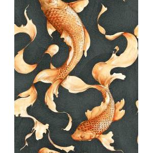 Seabrook Designs AI40600 Koi Fish Wallpaper